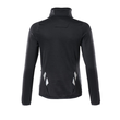 Fleecepullover mit Reißverschluss,  Damen Microfleecejacke / Gr. S,  Schwarzblau Produktbild Additional View 2 S