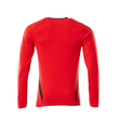 T-Shirt, Langarm, Modern Fit / Gr. L   ONE, Verkehrsrot/Schwarz Produktbild Additional View 2 S