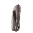 T-Shirt, Langarm, Modern Fit / Gr. L   ONE, Dunkelanthrazit/Schwarz Produktbild Additional View 1 S