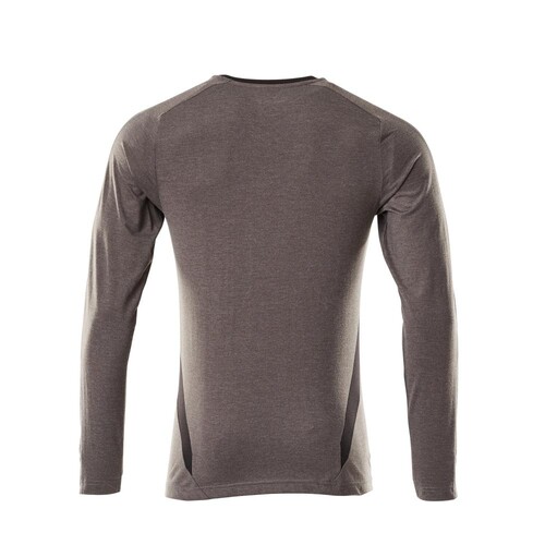T-Shirt, Langarm, Modern Fit / Gr. L   ONE, Dunkelanthrazit/Schwarz Produktbild Additional View 2 L