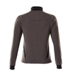 Sweatshirt mit Zipper, Damen Sweatshirt  mit Reißverschluss / Gr. XL ONE,  Dunkelanthrazit/Schwarz Produktbild Additional View 2 S