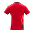 T-Shirt, moderne Passform / Gr. 2XLONE,  Verkehrsrot/Schwarz Produktbild Additional View 2 S