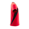 T-Shirt, moderne Passform / Gr. 2XLONE,  Verkehrsrot/Schwarz Produktbild Additional View 3 S