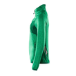 Fleecepullover mit Reißverschluss,  Damen Microfleecejacke / Gr. M,  Grasgrün/Grün Produktbild Additional View 1 S