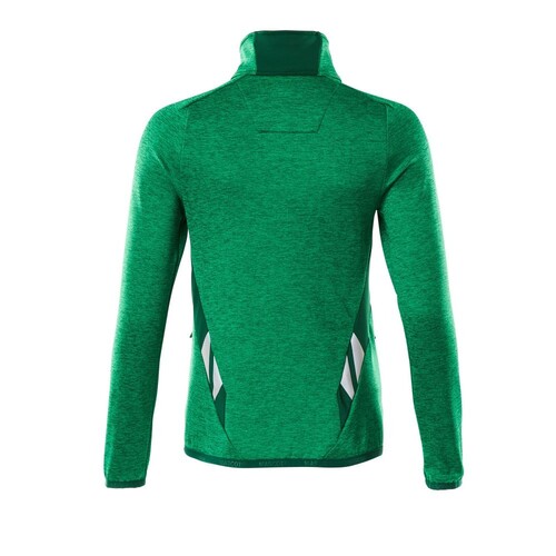 Fleecepullover mit Reißverschluss,  Damen Microfleecejacke / Gr. M,  Grasgrün/Grün Produktbild Additional View 2 L