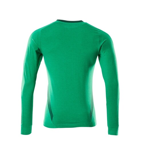 T-Shirt, Langarm, Modern Fit / Gr.  2XLONE, Grasgrün/Grün Produktbild Additional View 2 L