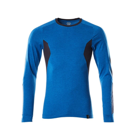T-Shirt, Langarm, Modern Fit / Gr. S   ONE, Azurblau/Schwarzblau Produktbild