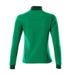 Sweatshirt mit Zipper, Damen Sweatshirt  mit Reißverschluss / Gr. M  ONE,  Grasgrün/Grün Produktbild Additional View 2 S