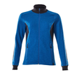 Sweatshirt mit Zipper, Damen Sweatshirt  mit Reißverschluss / Gr. 3XLONE,  Azurblau/Schwarzblau Produktbild