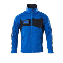 Jacke, Stretch-Einsätze Arbeitsjacke /  Gr. L, Azurblau/Schwarzblau Produktbild