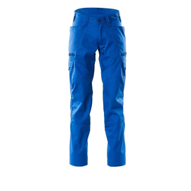 Hose, Schenkeltaschen, Stretch-Einsätze  / Gr. 82C52, Azurblau Produktbild