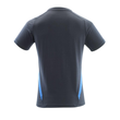 T-Shirt, moderne Passform / Gr. L  ONE,  Schwarzblau/Azurblau Produktbild Additional View 2 S