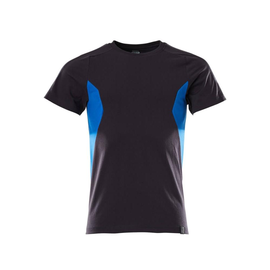 T-Shirt, moderne Passform / Gr. XL ONE,  Schwarzblau/Azurblau Produktbild