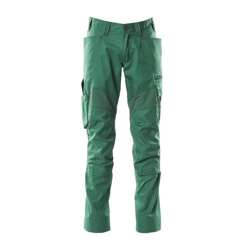 Hose mit Knietaschen, Stretch-Einsätze  / Gr. 82C48, Grün Produktbild