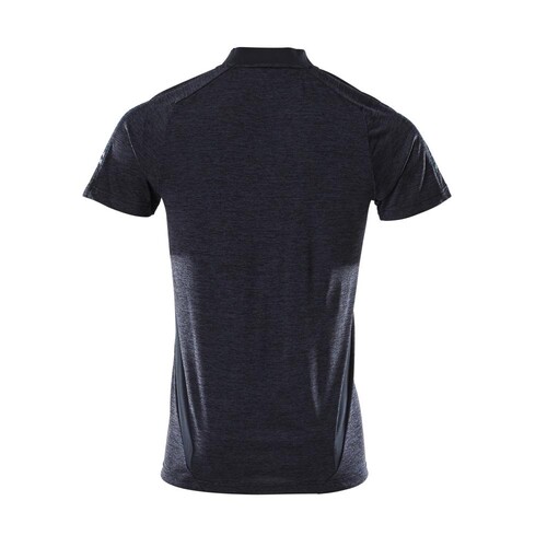 Polo-Shirt, COOLMAX®PRO,moderne  Passform / Gr. L  ONE, Schwarzblau  meliert Produktbild Additional View 1 L