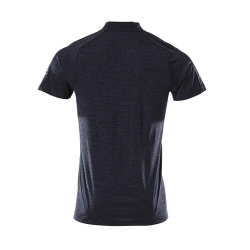 Polo-Shirt, COOLMAX®PRO,moderne  Passform / Gr. XS ONE, Schwarzblau  meliert Produktbild Additional View 1 L