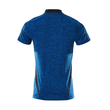 Polo-Shirt, COOLMAX®PRO,moderne  Passform / Gr. S  ONE, Azurblau  meliert/Schwarzblau Produktbild Additional View 1 S
