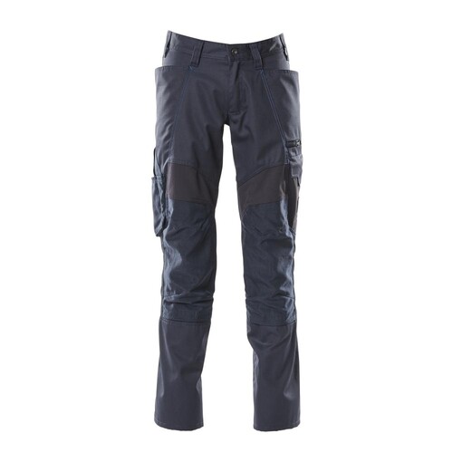 Hose mit Knietaschen, Stretch-Einsätze  / Gr. 90C48, Schwarzblau Produktbild