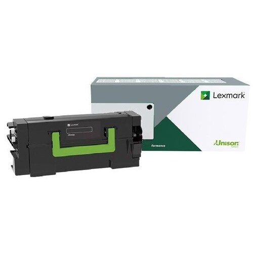 Toner für MS725/MX725/MS823 35000Seiten schwarz Lexmark 58D2X0E Produktbild Front View L