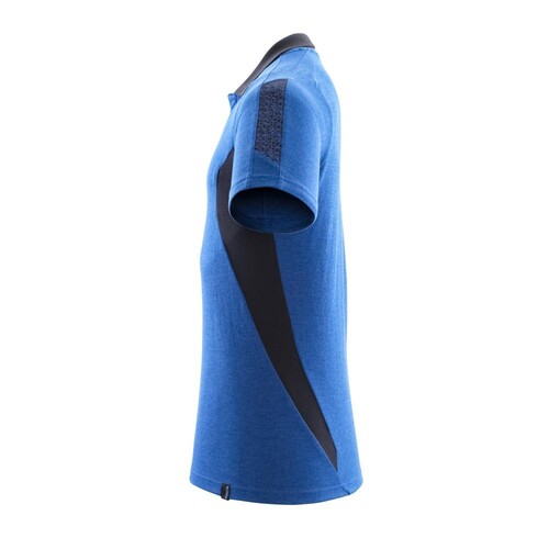 Polo-Shirt, moderne Passform / Gr. L ONE, Azurblau/Schwarzblau Produktbild Additional View 1 L