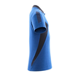 Polo-Shirt, moderne Passform / Gr. L ONE, Azurblau/Schwarzblau Produktbild Additional View 3 S
