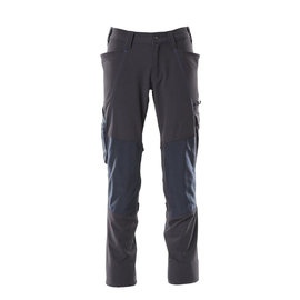 Hose, Knietaschen, Stretch / Gr. 82C62,  Schwarzblau Produktbild