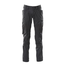 Hose mit Knietaschen, Stretch-Einsätze  / Gr. 82C42, Schwarz Produktbild