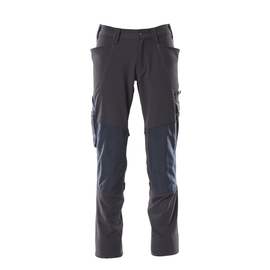 Hose, Knietaschen, Stretch / Gr. 90C52,  Schwarzblau Produktbild