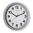 Wanduhr MAULstep Quarzuhr Ø 30cm Gehäuse silber Kunststoff Maul 9053195 Produktbild Additional View 2 S