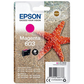 Tintenpatrone 603 für Epson Expression Home XP-2100/3100/4100 2,4ml magenta Epson C13T03U34010 Produktbild