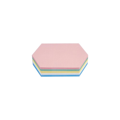 Moderationskarten Königswabe 29,7x16,5cm farbig sortiert Magnetoplan 112502410 (PACK=250 STÜCK) Produktbild Front View L
