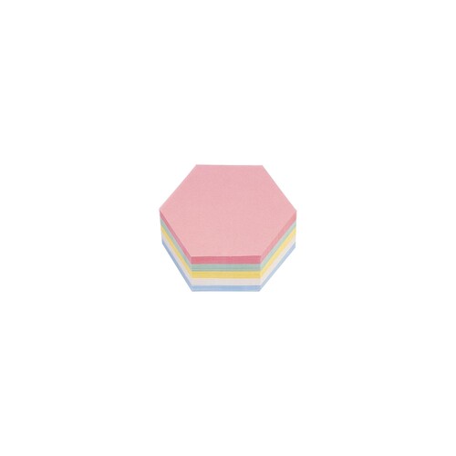 Moderationskarten Wabe 19x16,5cm farbig sortiert Magnetoplan 111152310 (PACK=500 STÜCK) Produktbild Front View L