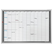 Monatsplaner CC 92x62,5cm Qerformat weiß magnetisch Magnetoplan 1249512S Produktbild Additional View 1 S