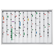 Jahresplaner 92x62,5cm weiß magnetisch Magnetoplan 1241012S Produktbild Additional View 1 S