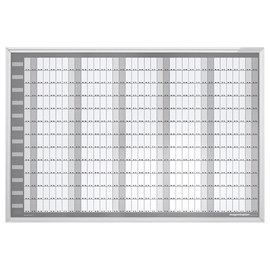 Jahresplaner Manager 92x62,5cm weiß magnetisch Magnetoplan 12365S Produktbild