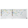 Aktivitätenplaner für 60 Personen 7-Tage Woche 200x75cm Magnetoplan 3707155 magnethaftend beschriftbar weiß Produktbild Additional View 1 S