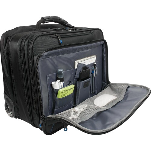 Soennecken Notebooktrolley Köln  5170 2Rollen Nylon schwarz Produktbild Back View L