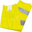 Warnweste EN ISO 20471 Polyester gelb Produktbild