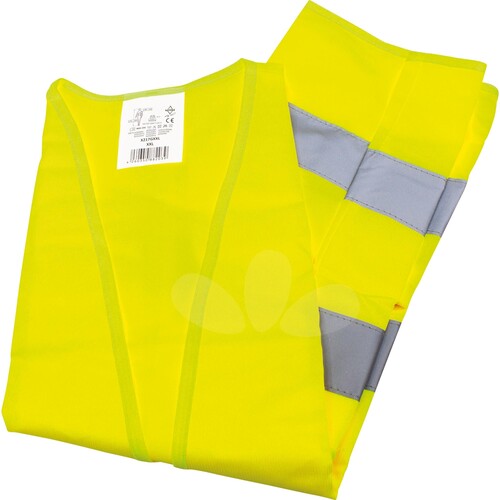 Warnweste EN ISO 20471 Polyester gelb Produktbild Front View L