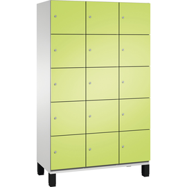 C+P Fächerschrank 4510432S10019 Füße 15Fächer B1200mm lgr/vgn Produktbild