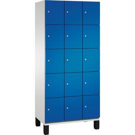 C+P Fächerschrank 4510430S10020 Füße 15Fächer B900mm lgr/ebl Produktbild