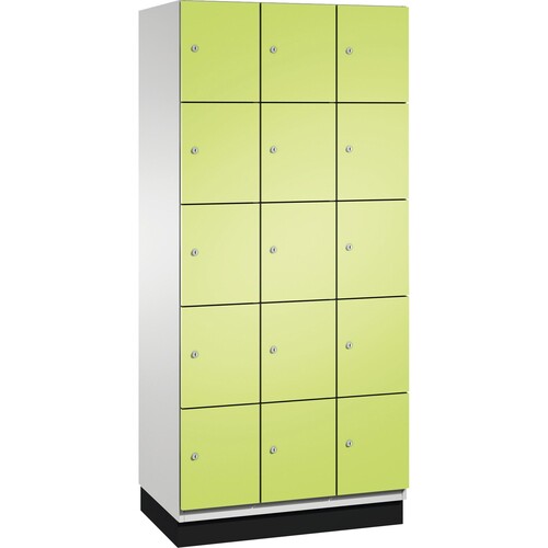 C+P Fächerschrank 4510430S10013 Sockel 15Fächer B900mm lgr/vgn Produktbild Front View L
