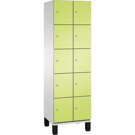 C+P Fächerschrank 4510420S10021 Füße 10Fächer B600mm lgr/vgn Produktbild