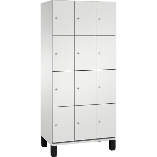 C+P Fächerschrank 4510330S10017 Füße 12Fächer B900mm lgr/lgr Produktbild Front View L