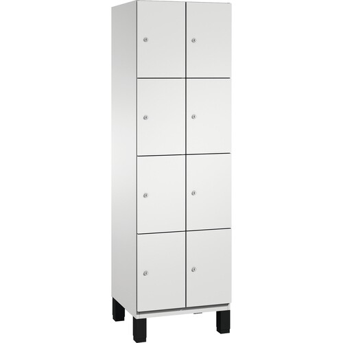 C+P Fächerschrank 4510320S10017 Füße 8Fächer B600mm lgr/lgr Produktbild Front View L