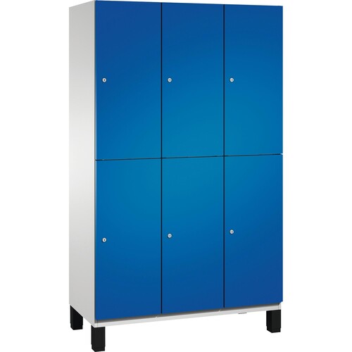 C+P Doppelstockspind 4510132S10023 Füße 6Fächer B1200mm lgr/ebl Produktbild Front View L