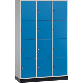 C+P Schließf.schrank 8470302S10041 12Fächer 1950x1220x500mm lgr/lbl Produktbild