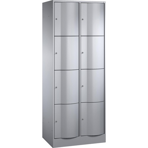 C+P Schließf.schrank 8470272S10097 8Fächer 1950x770x540mm wsalu/wsalu Produktbild Front View L