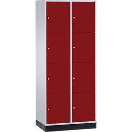 C+P Schließf.schrank 8470203S10052 8Fächer 1950x820x600mm lgr/rrt Produktbild