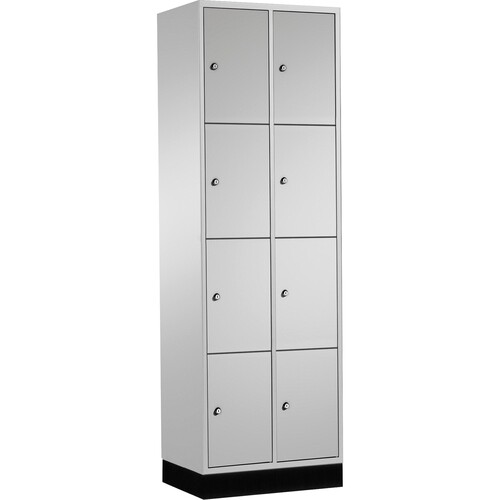C+P Schließf.schrank 8470201S10010 8Fächer 1950x620x500mm lgr/lgr Produktbild Front View L